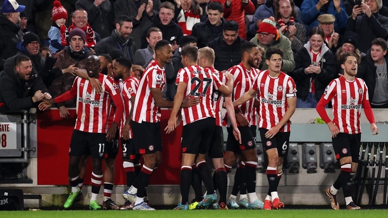 Brentford đã thắng 3 và hòa 2 với những đại diện Big 6 