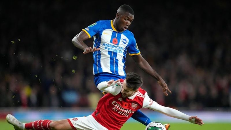 Brighton từ chối mức giá 60 triệu bảng của Arsenal cho Caicedo