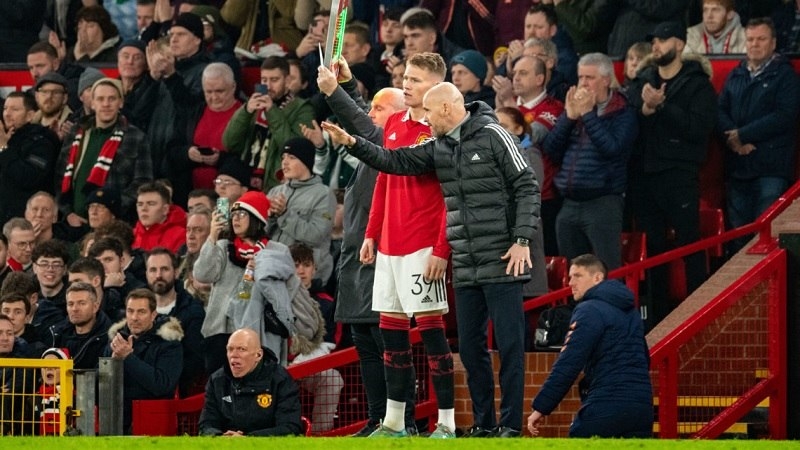 Scott McTominay thường được ra sân từ ghế dự bị