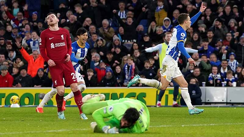 Liverpool gặp lại Brighton