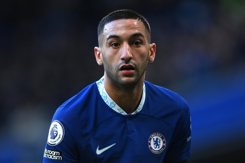 Ziyech không để lại được dấu ấn trong màu áo Chelsea