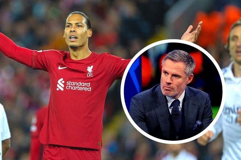 Carragher đòi thay Van Dijk thi đấu