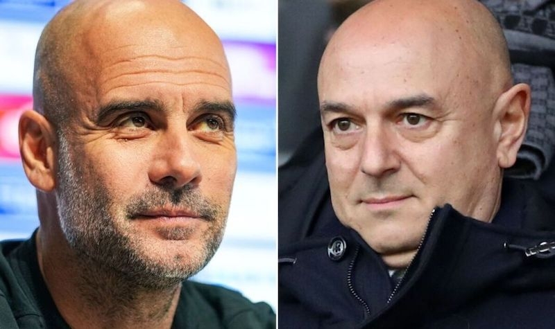 Pep réo tên Chủ tịch Tottenham đã góp phần làm quá sự việc của Man City