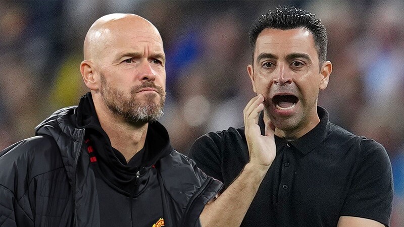 Ten Hag chuẩn bị có lần đầu tiên đấu trí với Xavi Hernandez.