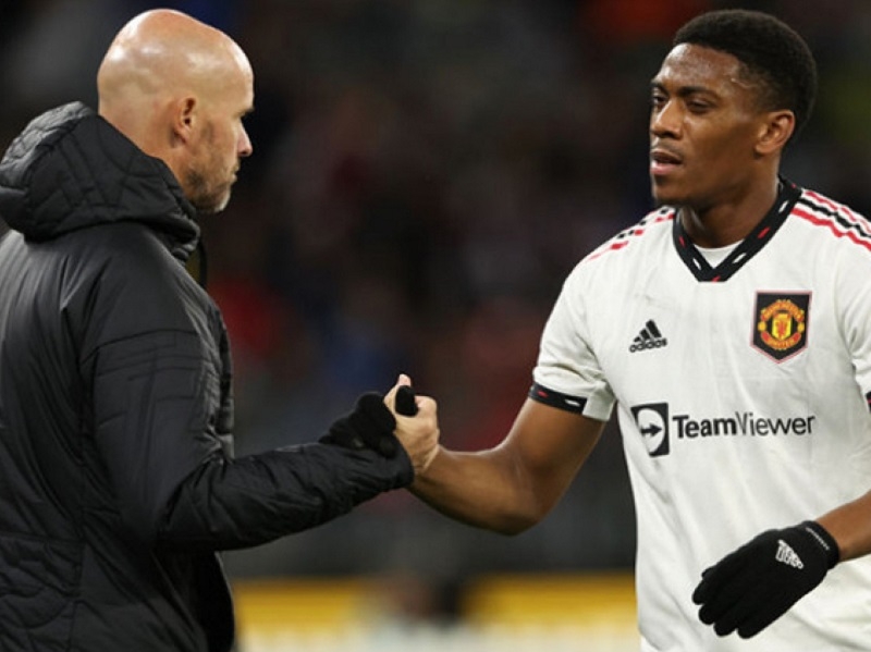 Ten Hag đánh giá cao những đóng góp của Martial dù thi đấu ít