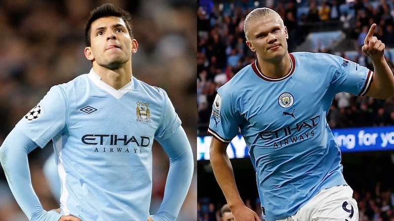 Haaland đã sớm phá kỷ lục của Aguero tại Man City