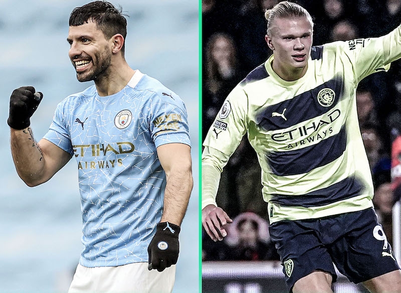 Vượt Aguero, Haaland sắp là Vua phá lưới vĩ đại nhất lịch sử Premier League?