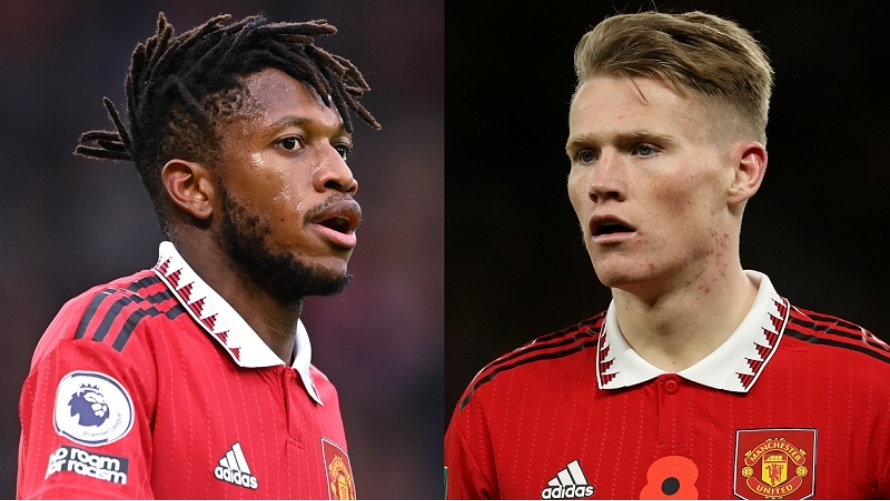 Fred và McTominay gần đây không được Ten Hag trọng dụng thường xuyên