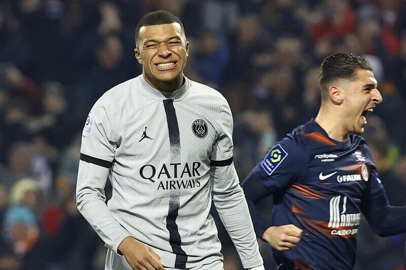 Mbappe vừa có một trận đấu kém duyên