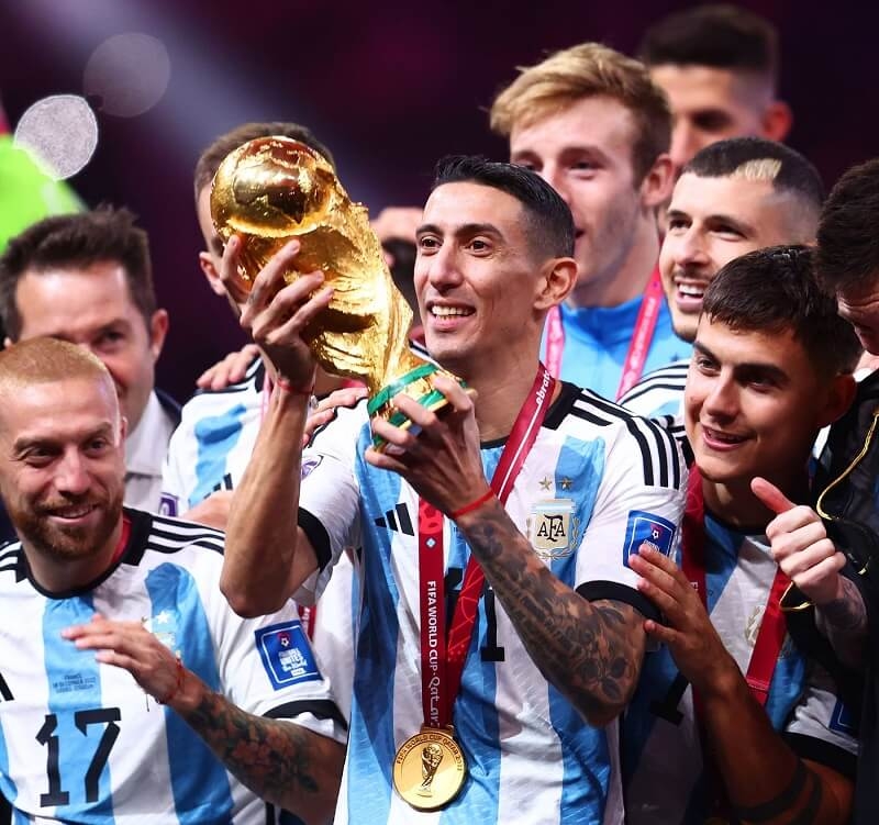 Di Maria vừa cùng Argentina lên ngôi tại World Cup 2022