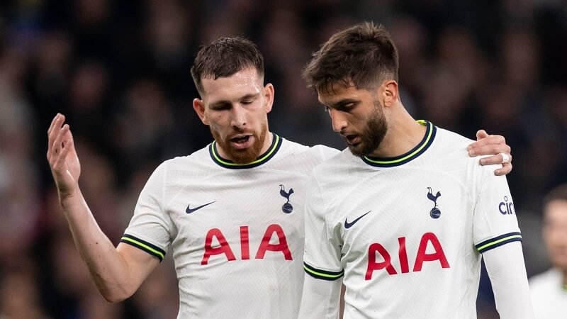 Spurs sẽ mất cặp tiền vệ Hojbjerg-Bentancur ở trận lượt đi với Milan