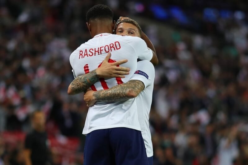 Trippier và Rashford trên tuyển Anh