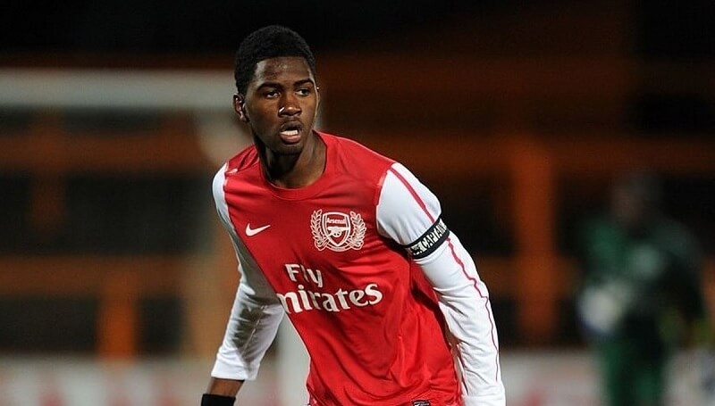 Elton Monteiro từng là đội trưởng U18 Arsenal