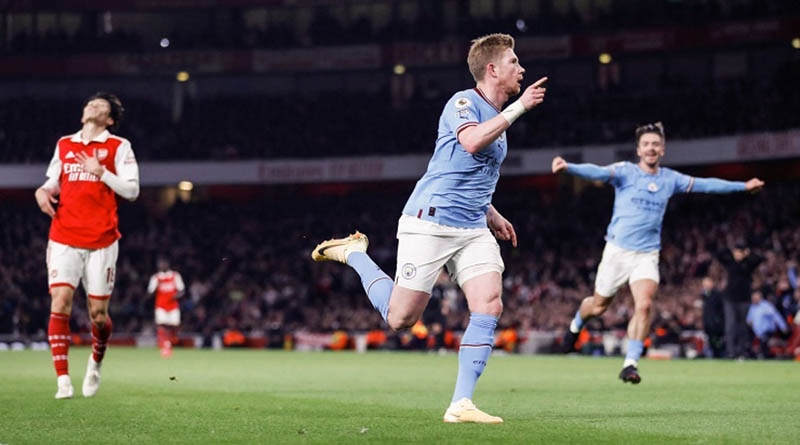 De Bruyne ghi bàn mở tỷ số cho Man City