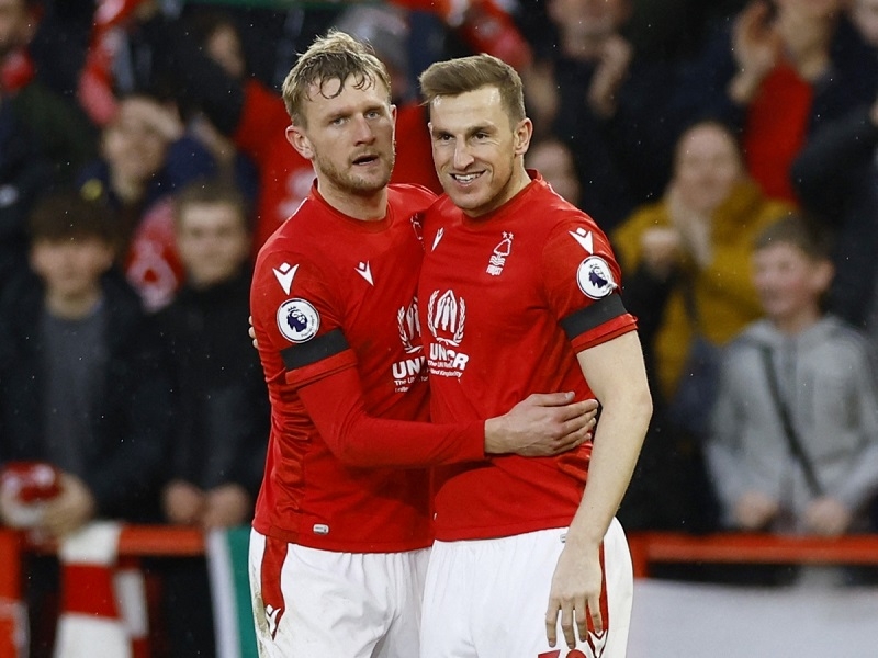 Chris Wood mang về 1 điểm cho Nottingham Forest