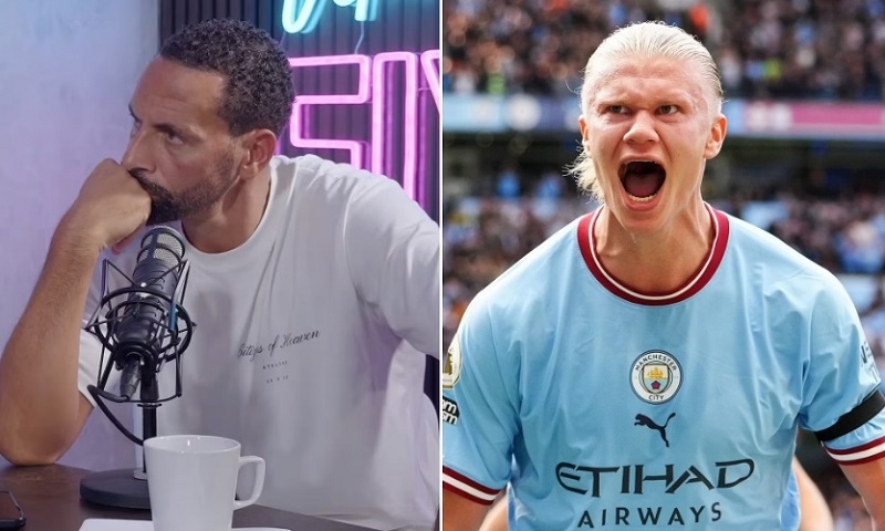 Rio Ferdinand cho rằng vấn đề của Man City không nằm ở Haaland