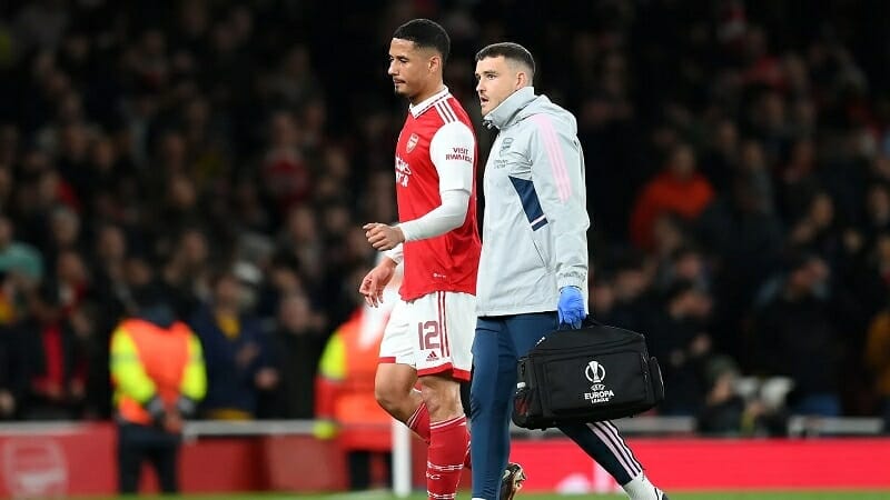 Tomiyasu và Saliba là những ca chấn thương tiếp theo của Arsenal