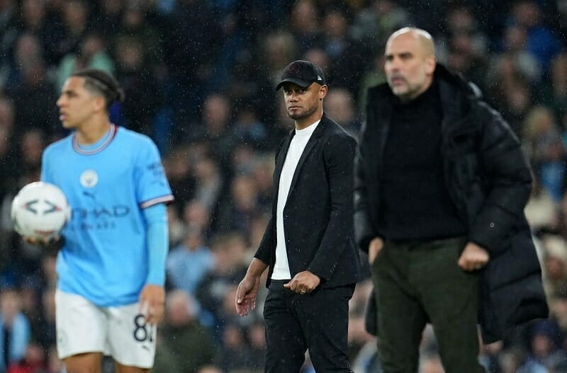 Pep Guardiola thắng đậm đà 6-0 trước đội bóng được dẫn dắt bởi học trò cũ Kompany