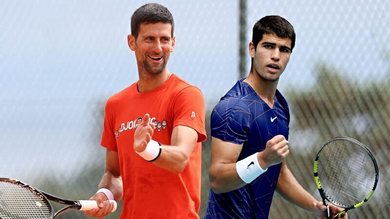 Alcaraz là người hiếm hoi so kè được với Djokovic.