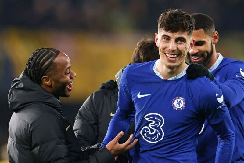 Kai Havertz và đồng đội đã lội ngược dòng thành công