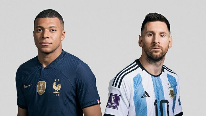 Messi ca ngợi Mbappe ở trận chung kết World Cup