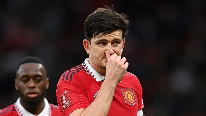 Tương lai của Maguire tại Man United đang bị nghi ngờ