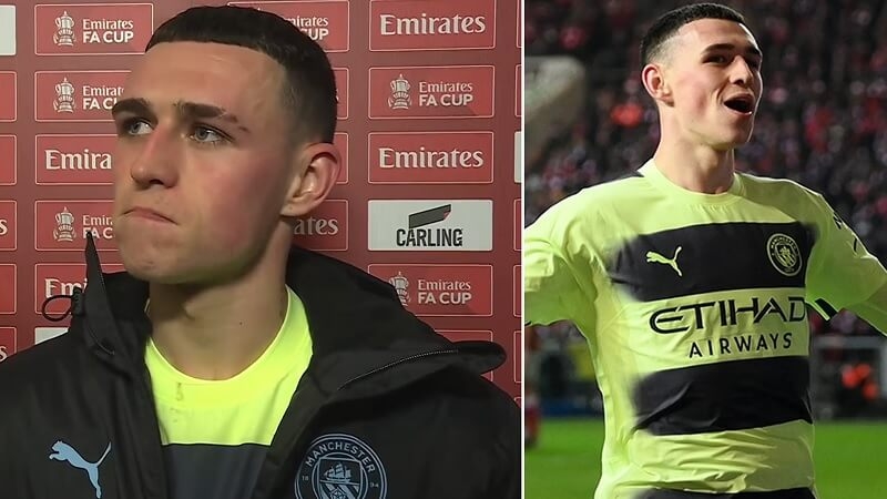 Phil Foden giải bày nỗi lòng sau trận đấu