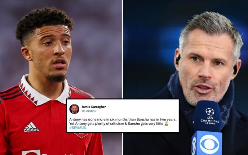 Carragher chê đóng góp ít ỏi của Sancho cho MU