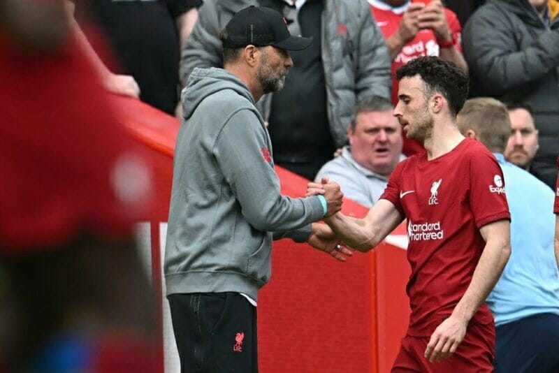 Klopp thể hiện sự hài lòng với khả năng ghi bàn và đóng góp vào lối chơi của Jota