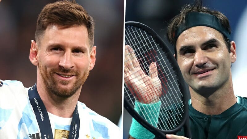 Federer gửi lời tri ân đầy xúc động tới Messi