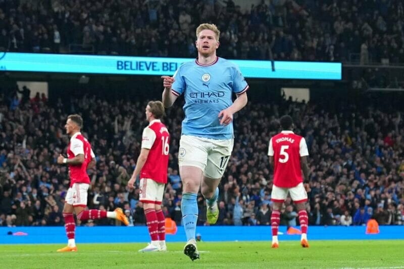 De Bruyne kết thúc màn trình diễn ấn tượng với pha làm bàn định đoạt trận đấu ở phút 54