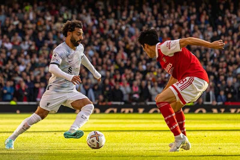 Arteta đã không còn Tomiyasu để khắc chế Salah như ở lượt đi