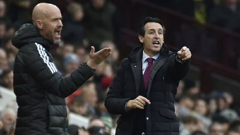 Ten Hag và Emery đang là những HLV có lối phản công nguy hiểm bậc nhất mùa này