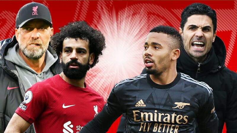 Liverpool và Arsenal đổi mục tiêu thứ hạng cho nhau ở mùa này