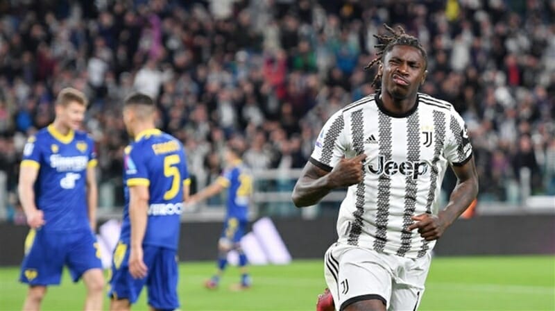 Moise Kean ghi bàn thắng duy nhất của trận đấu 