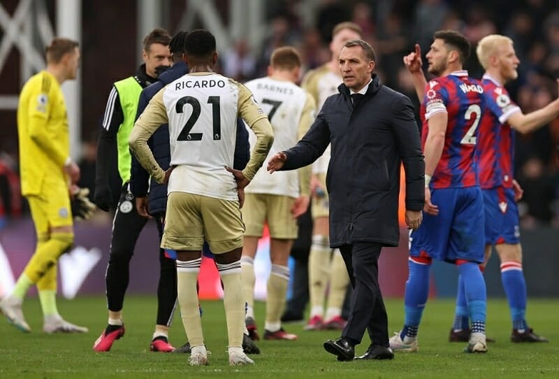 Brendan Rodgers đã rời ghế nóng của Leicester