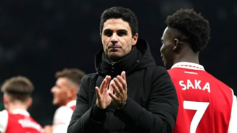 Đội hình của Mikel Arteta ngang ngửa với đội hình lịch sử