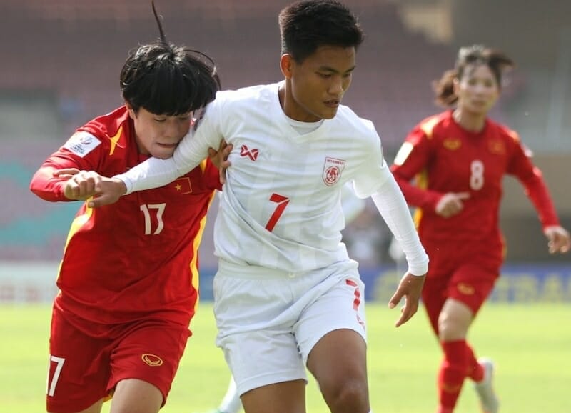 Myanmar dừng chân khá cay đắng tại vòng loại World Cup 2023 (Ảnh: AFC)