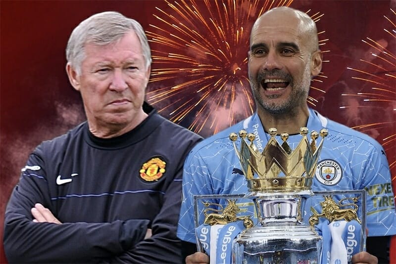 Pep có cơ hội phá kỷ lục 3 lần vô địch Premier League liên tiếp của Sir Alex