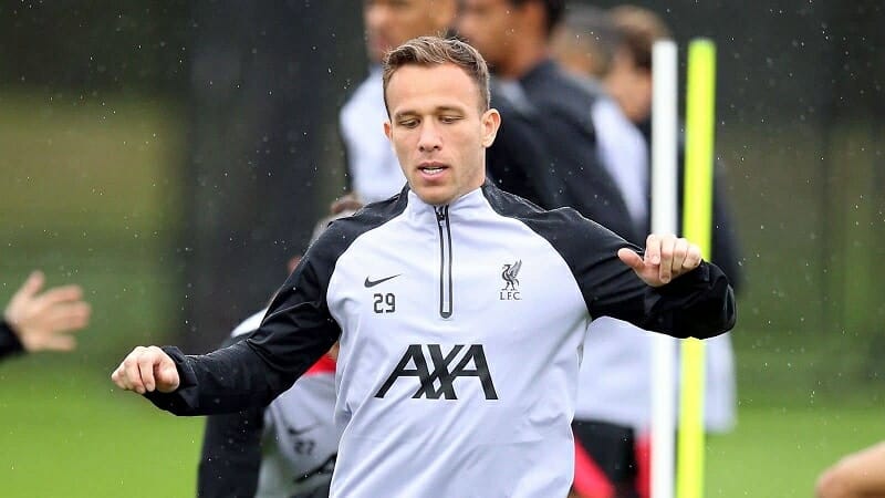 Arthur Melo sẽ rời Liverpool vào cuối mùa