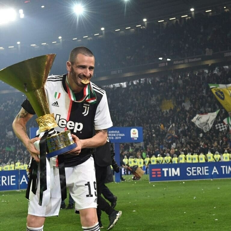 Bonucci đã giành được 9 danh hiệu Serie A 