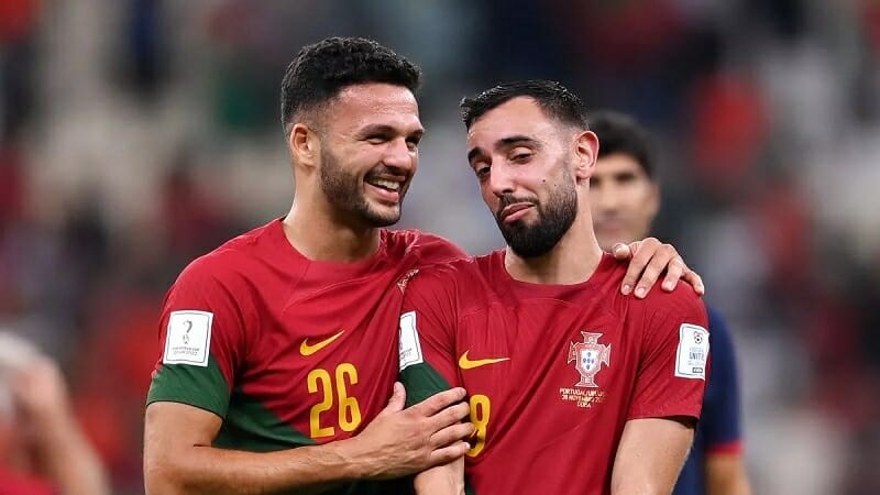 Bruno Fernandes ấn tượng với Goncalo Ramos