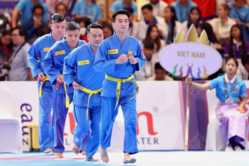 Vovinam hứa hẹn sẽ mang đến màn trình diễn tốt hơn trong ngày thi đấu thứ 2 (Ảnh: Zing)
