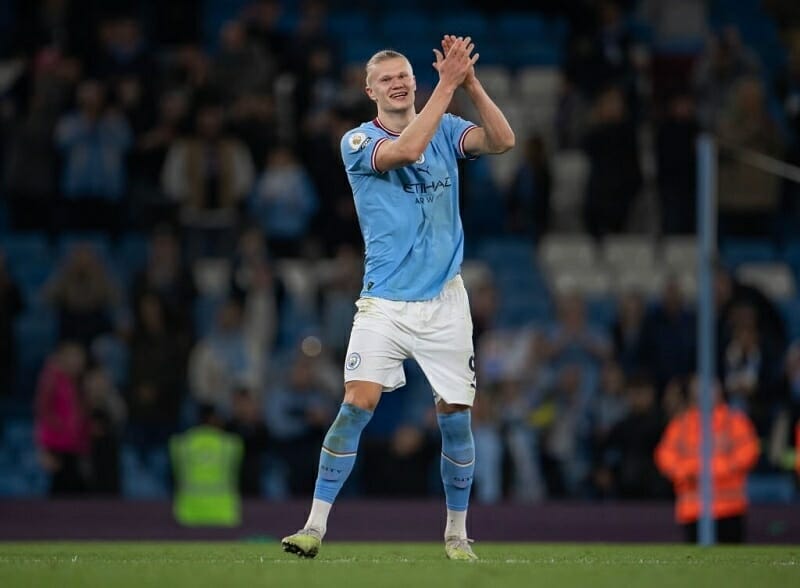 Haaland làm mưa làm gió trong mùa giải đầu tiên khoác áo Man City