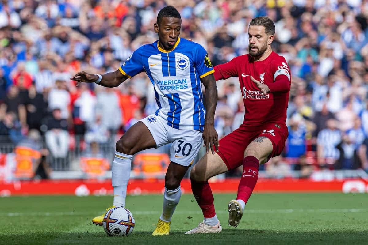 Brighton và Liverpool đang nhăm nhe vị trí thứ 4 của Quỷ đỏ