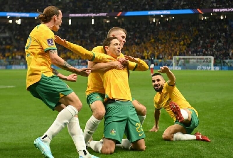 ĐT Australia thi đấu không hề tồi tại World Cup 2022.