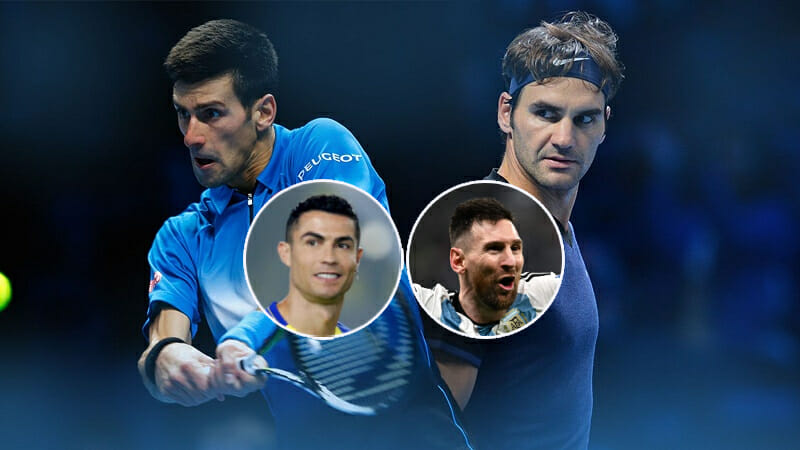 ‘Federer là Messi, Djokovic là Ronaldo’