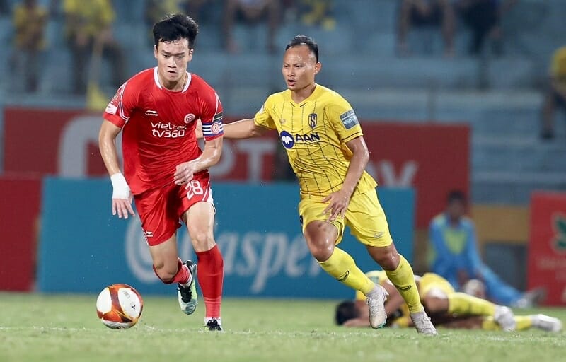 Viettel vừa có chiến thắng ấn tượng trước SLNA (Ảnh: Viettel FC).