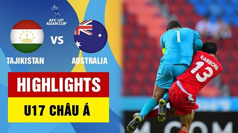 U17 Tajikistan vs U17 Australia, vòng bảng U17 châu Á 2023