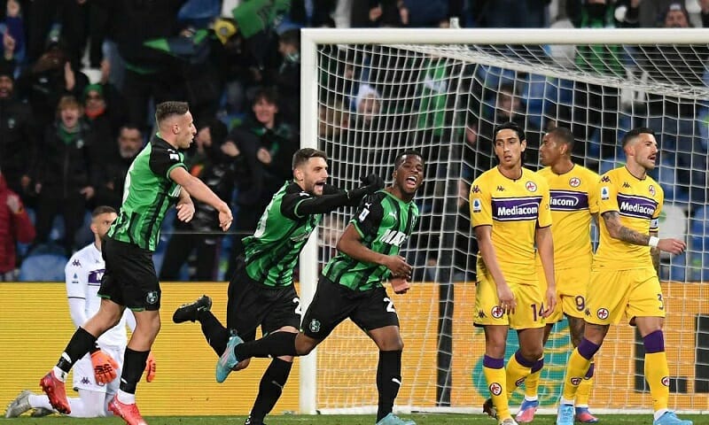 Sassuolo vs Fiorentina là trận đấu sớm nhất vòng 38 giải VĐQG Ý.